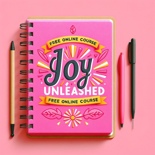 Das Bild zeigt das Key Visual für den kostenfreien Onlinekurs JOY Unleashed!, der am 4. März startet.